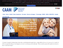 Tablet Screenshot of caam-allergy.com